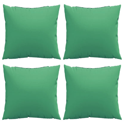 Cuscini Decorativi 4 pz Verdi 50x50 cm in Tessuto