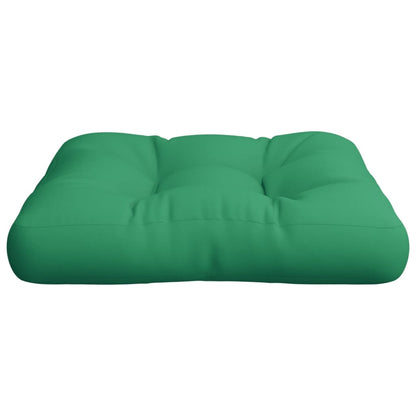 Cuscino per Pallet Verde 60x60x12 cm in Tessuto