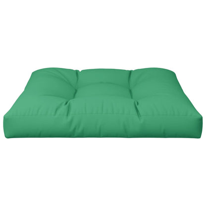 Cuscino per Pallet Verde 70x70x12 cm in Tessuto