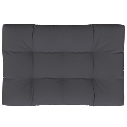Cuscino per Pallet Antracite 120x80x12 cm in Tessuto