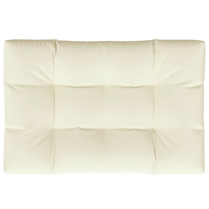 Cuscino per Pallet Crema 120x80x12 cm in Tessuto