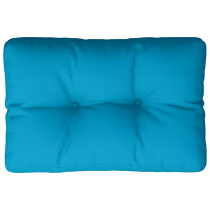 Cuscino per Pallet Blu 60x40x12 cm in Tessuto