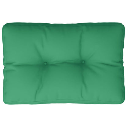 Cuscino per Pallet Verde 60x40x12 cm in Tessuto