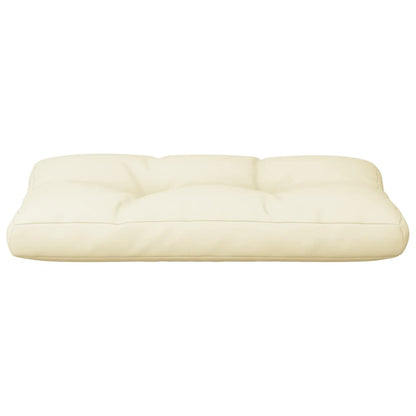 Cuscino per Pallet Crema 80x40x12 cm in Tessuto