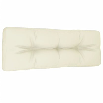 Cuscino per Pallet Crema 120x40x12 cm in Tessuto