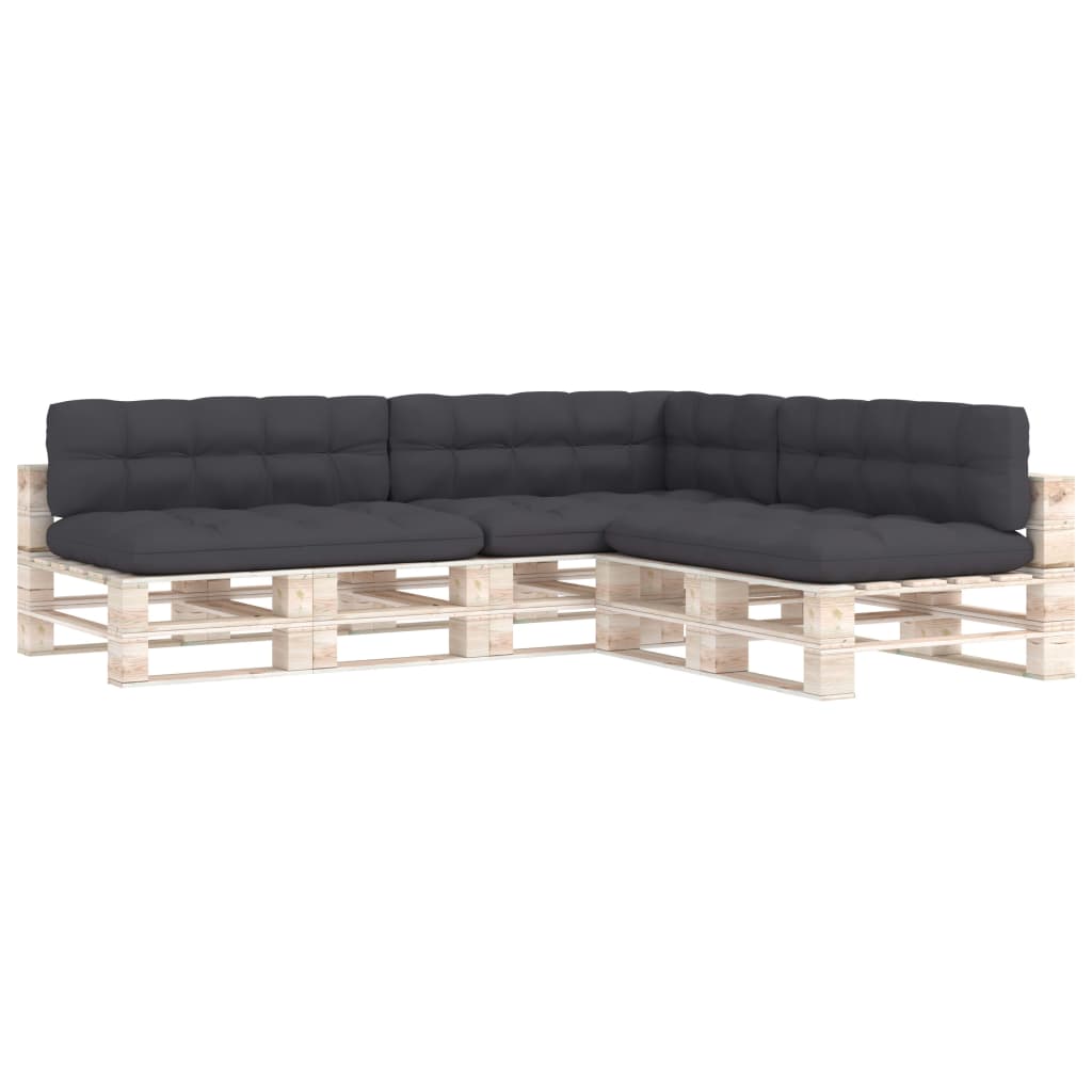 Cuscini per Divano su Pallet 7 pz Antracite