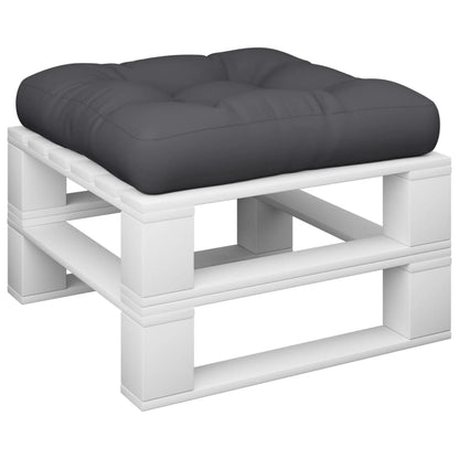Cuscino per Pallet Nero 58x58x10 cm in Tessuto