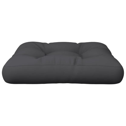 Cuscino per Pallet Nero 58x58x10 cm in Tessuto