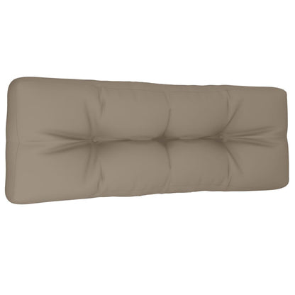Cuscino per Pallet Tortora 120x40x12 cm in Tessuto