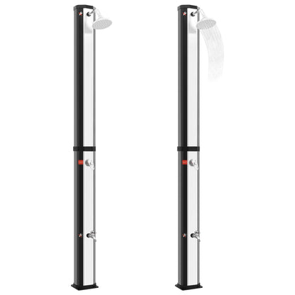 Outdoor Doccia Solare da Esterno con Soffione e Rubinetto 35 L