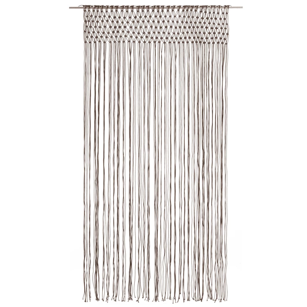 Tenda MacramÃ¨ Grigio Talpa 140x240 cm in Cotone