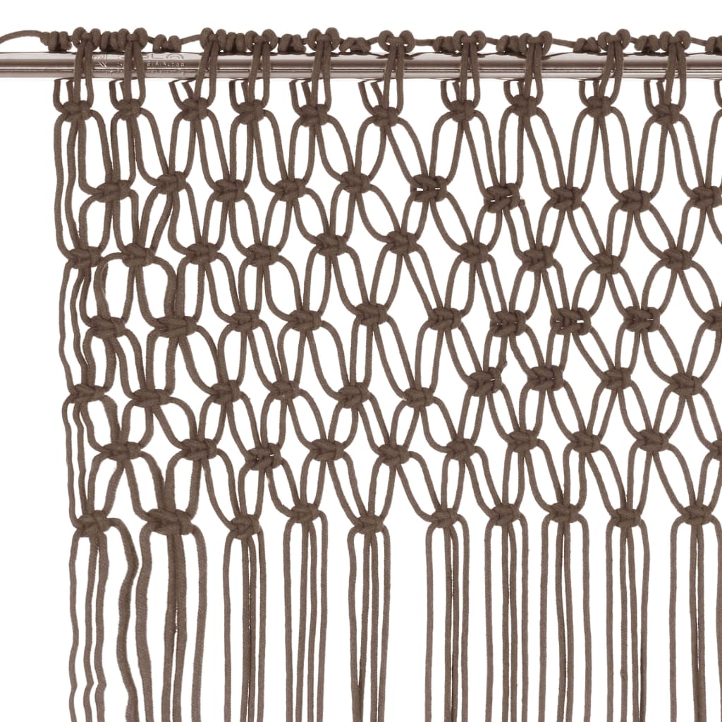 Tenda MacramÃ¨ Grigio Talpa 140x240 cm in Cotone