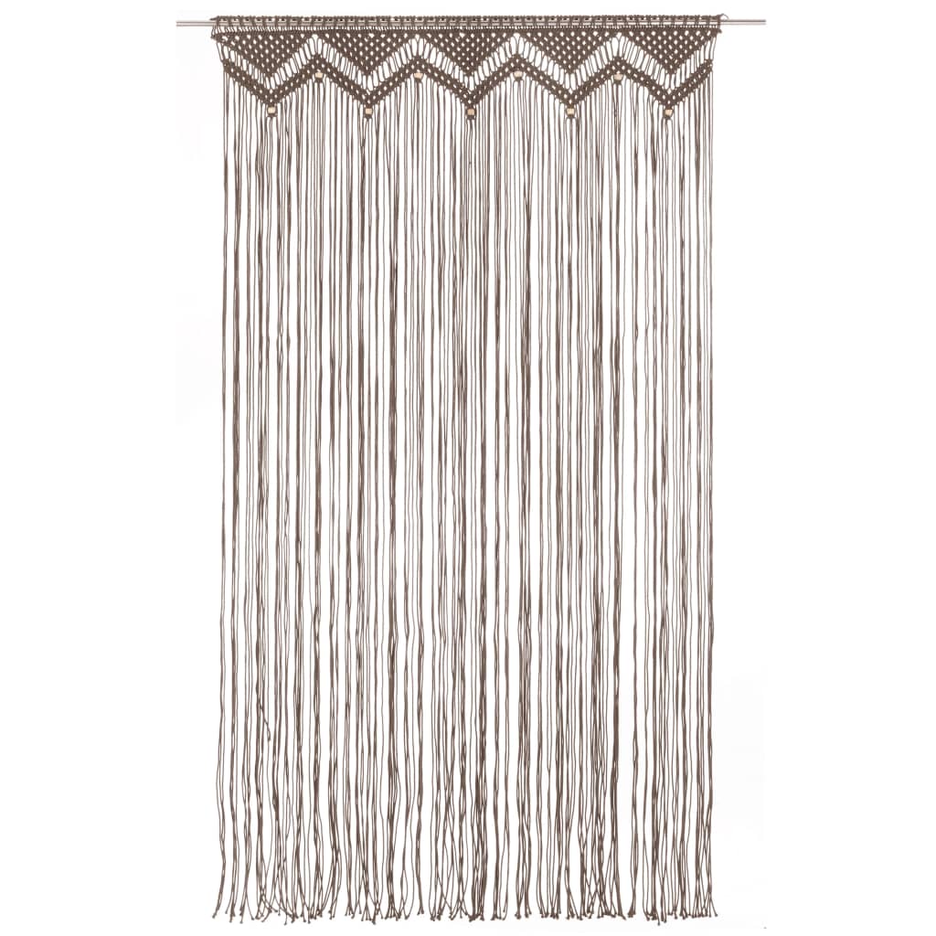 Tenda MacramÃ¨ Grigio Talpa 140x240 cm in Cotone