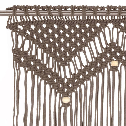 Tenda MacramÃ¨ Grigio Talpa 140x240 cm in Cotone
