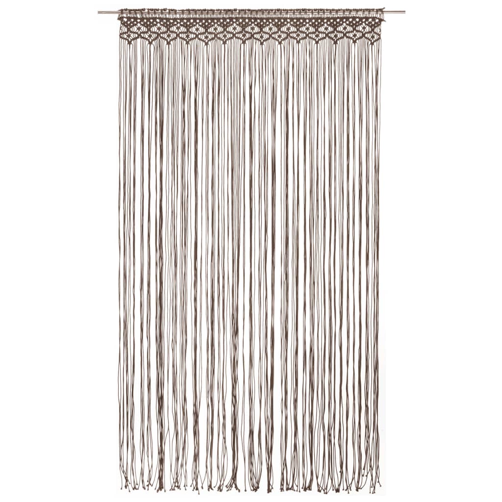 Tenda MacramÃ¨ Grigio Talpa 140x240 cm in Cotone