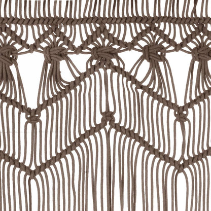 Tenda MacramÃ¨ Grigio Talpa 140x240 cm in Cotone