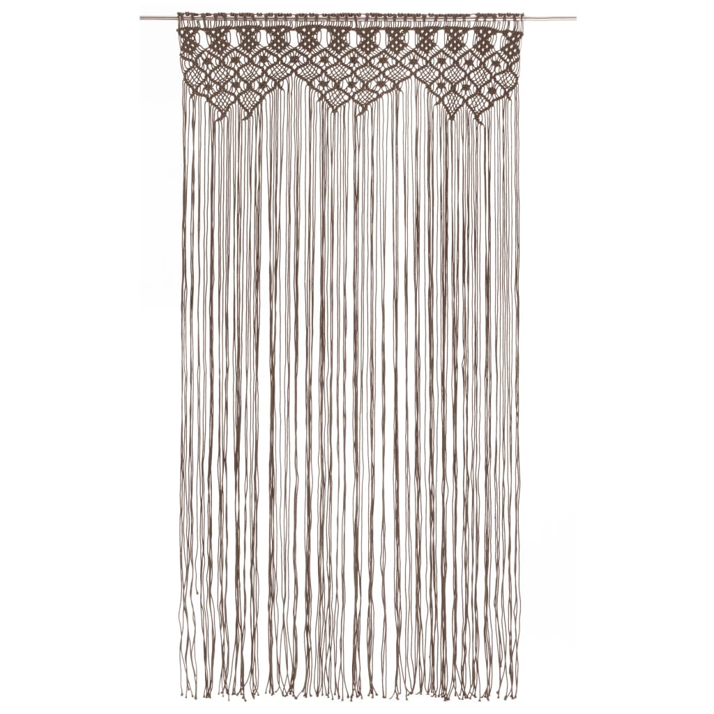 Tenda MacramÃ¨ Grigio Talpa 140x240 cm in Cotone