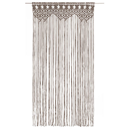 Tenda MacramÃ¨ Grigio Talpa 140x240 cm in Cotone
