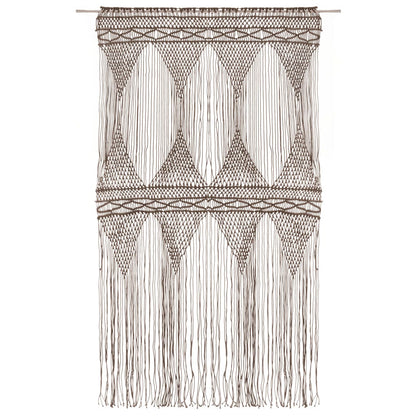 Tenda MacramÃ¨ Grigio Talpa 140x240 cm in Cotone