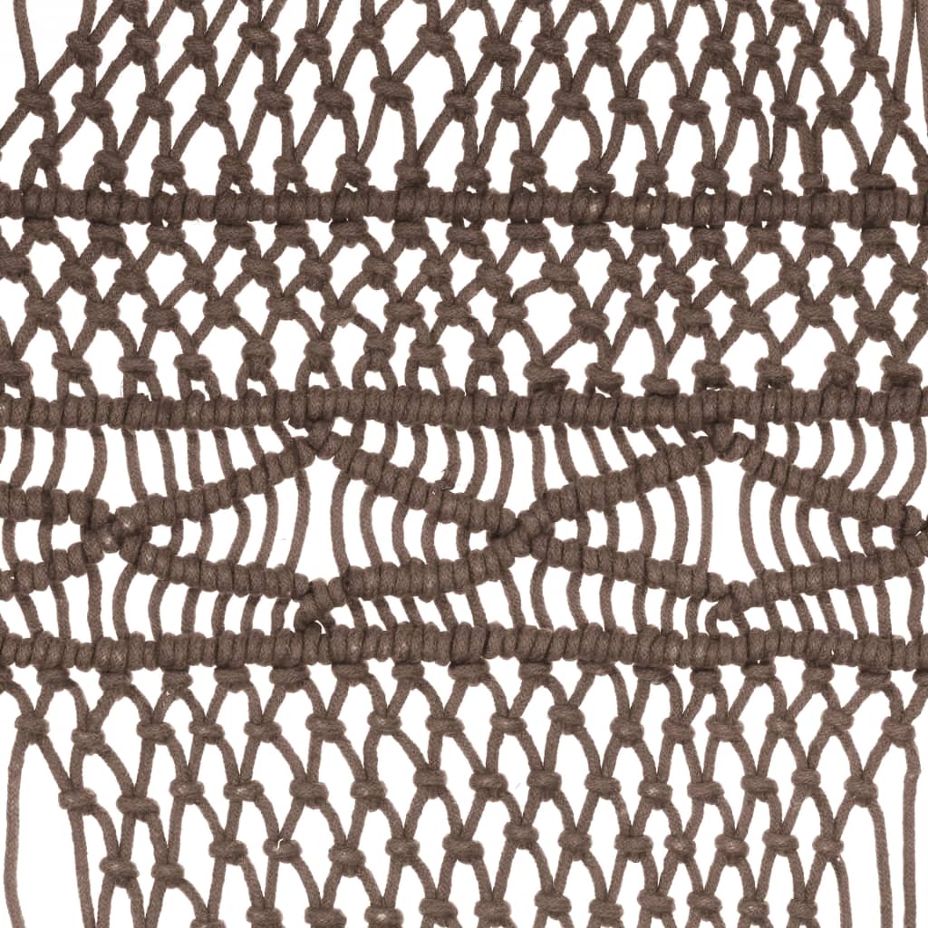Tenda MacramÃ¨ Grigio Talpa 140x240 cm in Cotone