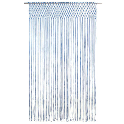 Tenda MacramÃ¨ Blu 140x240 cm in Cotone