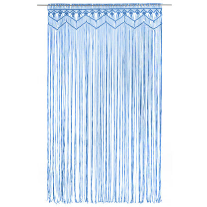 Tenda MacramÃ¨ Blu 140x240 cm in Cotone