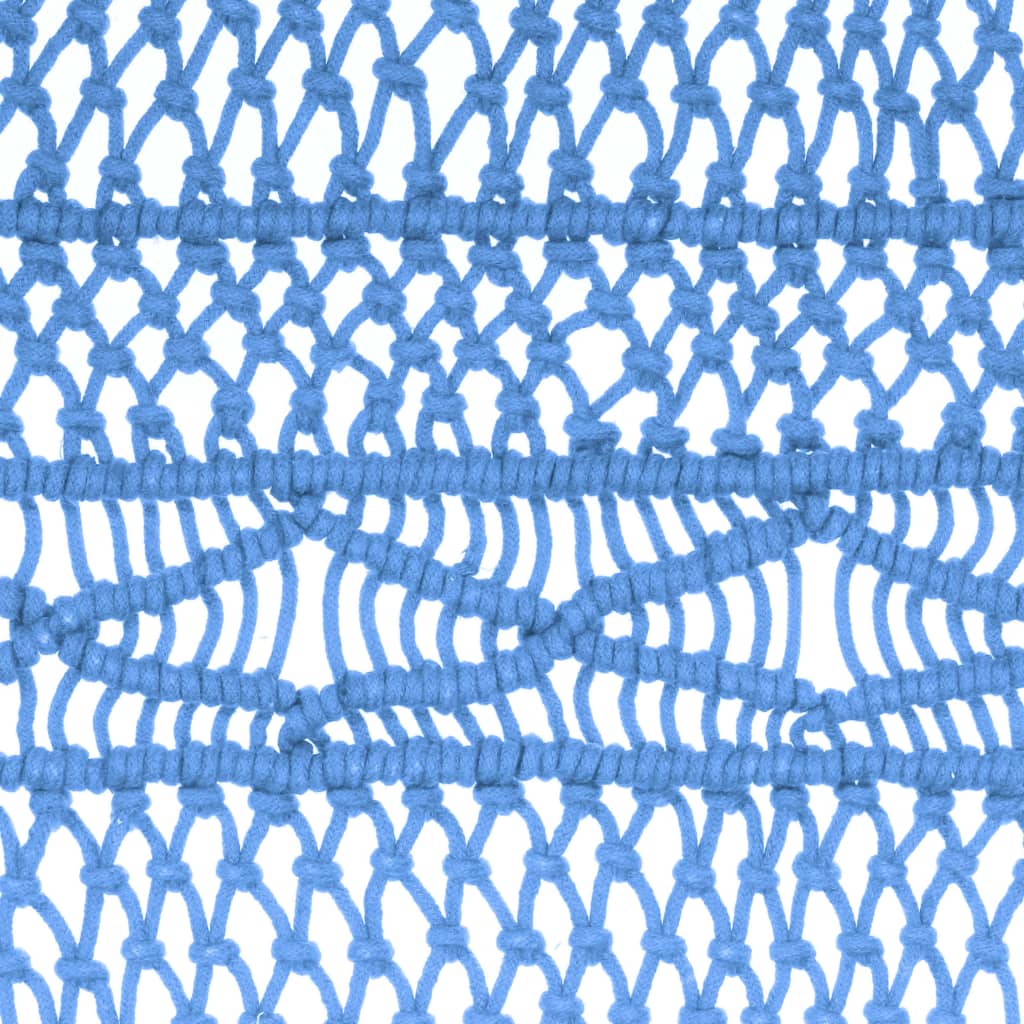 Tenda MacramÃ¨ Blu 140x240 cm in Cotone