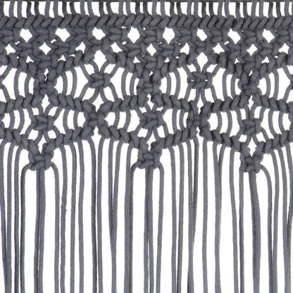 Tenda MacramÃ¨ Antracite 140x240 cm in Cotone