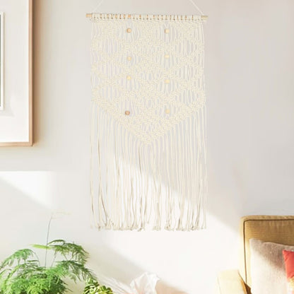 Decorazione da Parete in MacramÃƒÂ¨ 40x80 cm Cotone