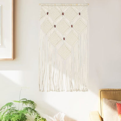 Decorazione da Parete in MacramÃƒÂ¨ 40x80 cm Cotone