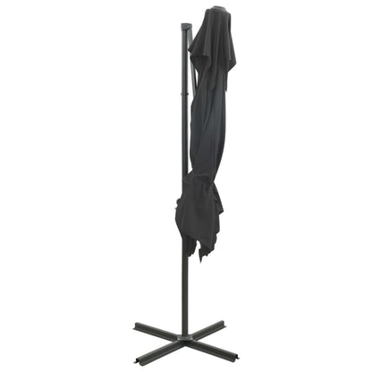Ombrellone a Sbalzo con Doppia Copertura 250x250 cm Antracite