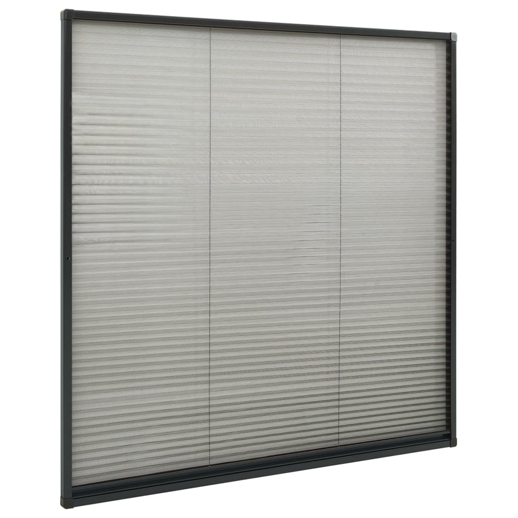 Zanzariera Plissettata per Finestre in Alluminio 120x120 cm