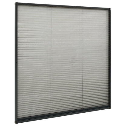 Zanzariera Plissettata per Finestre in Alluminio 120x120 cm