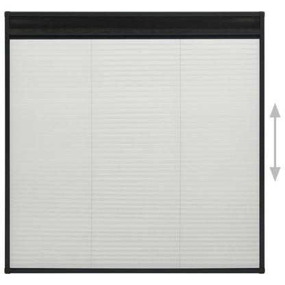 Zanzariera Plissettata per Finestre in Alluminio 120x120 cm