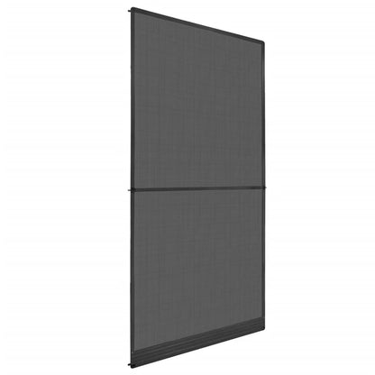 Zanzariera con Cardini per Porte Antracite 120x240 cm