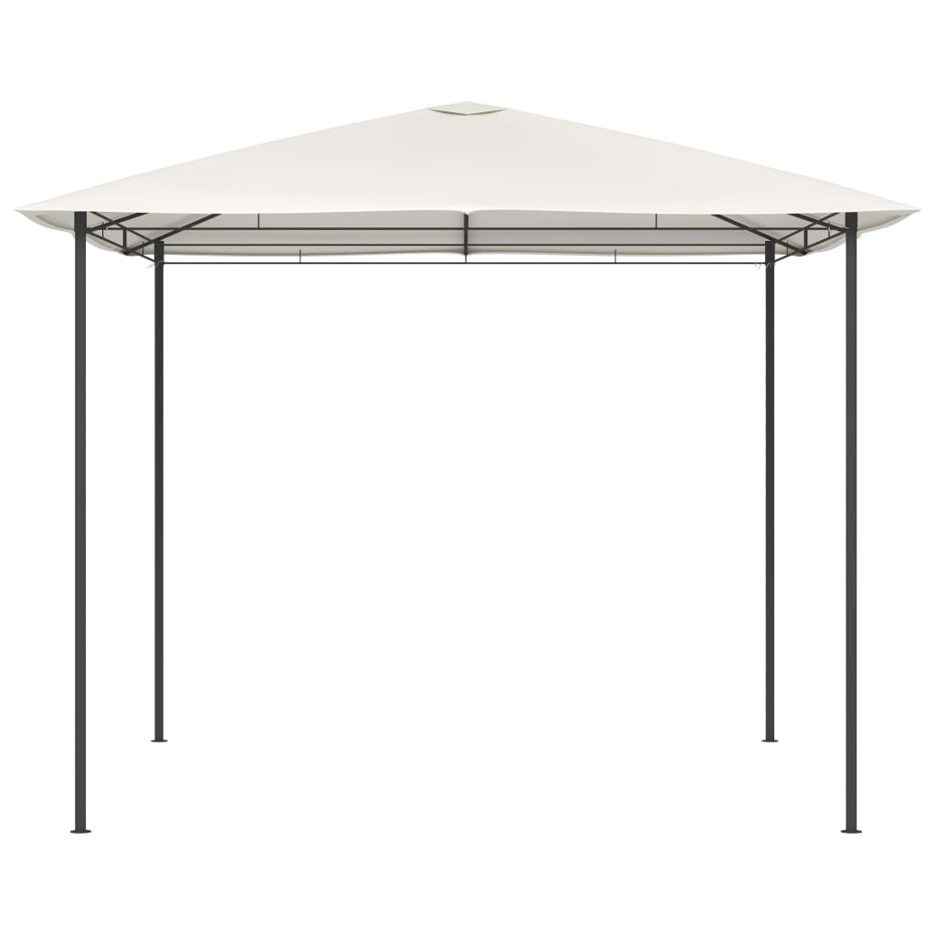Gazebo 3x3x2,6 m Crema 160 g/mÂ²