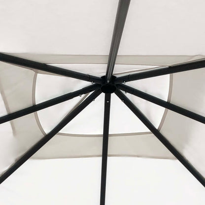 Gazebo 3x3x2,6 m Crema 160 g/mÂ²