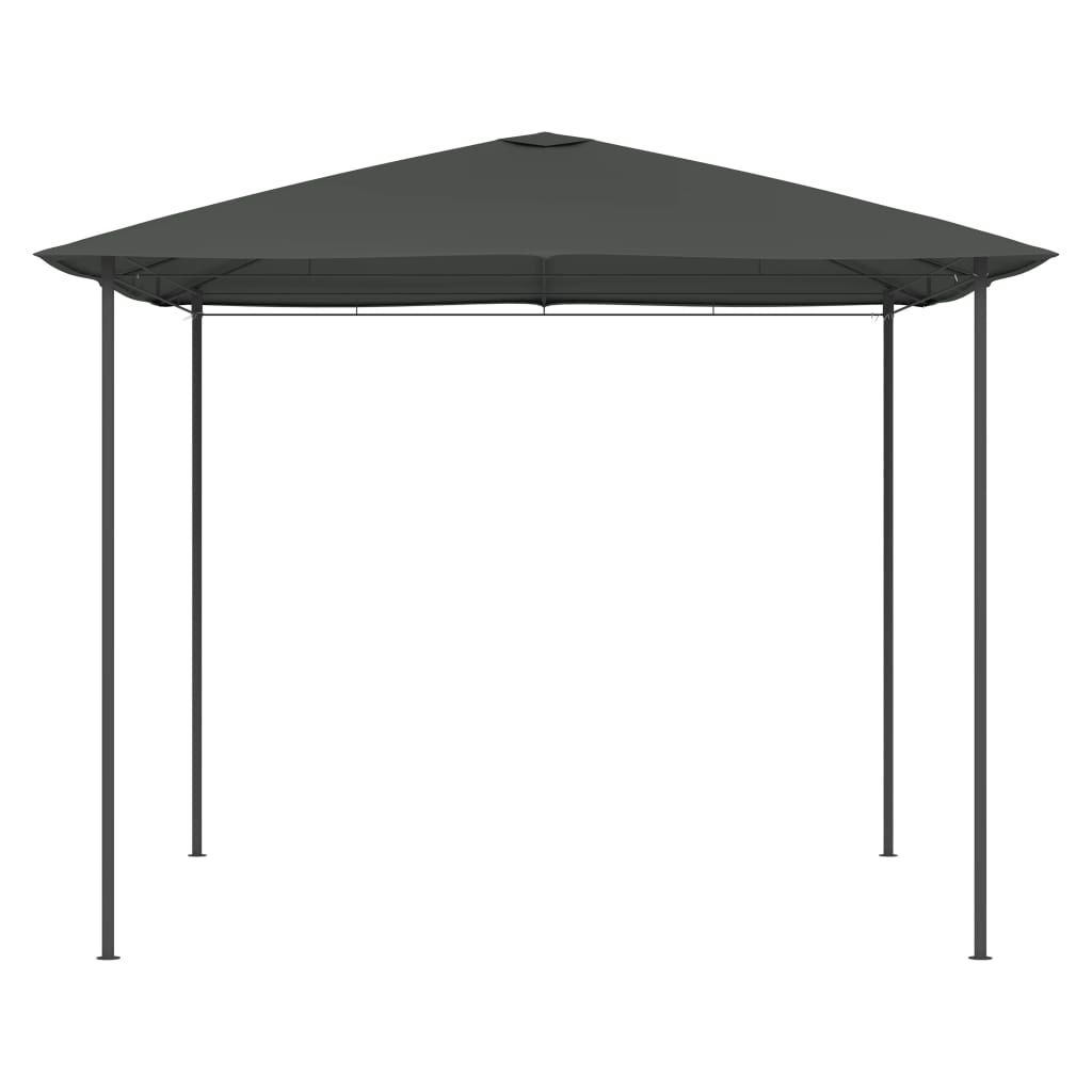 Gazebo 3x3x2,6 m Antracite 160 g/mÂ²