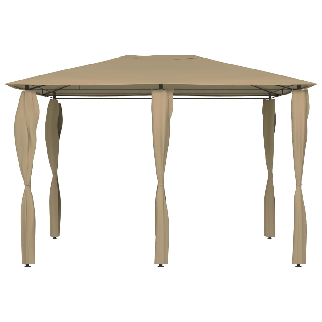 Gazebo con Montanti Rivestiti 3x4x2,6 m Talpa 160 g/mÃ‚Â²