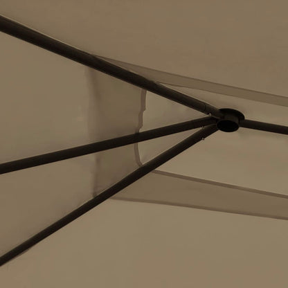 Gazebo 3x4x2,6 m Grigio Talpa 160 g/mÂ²