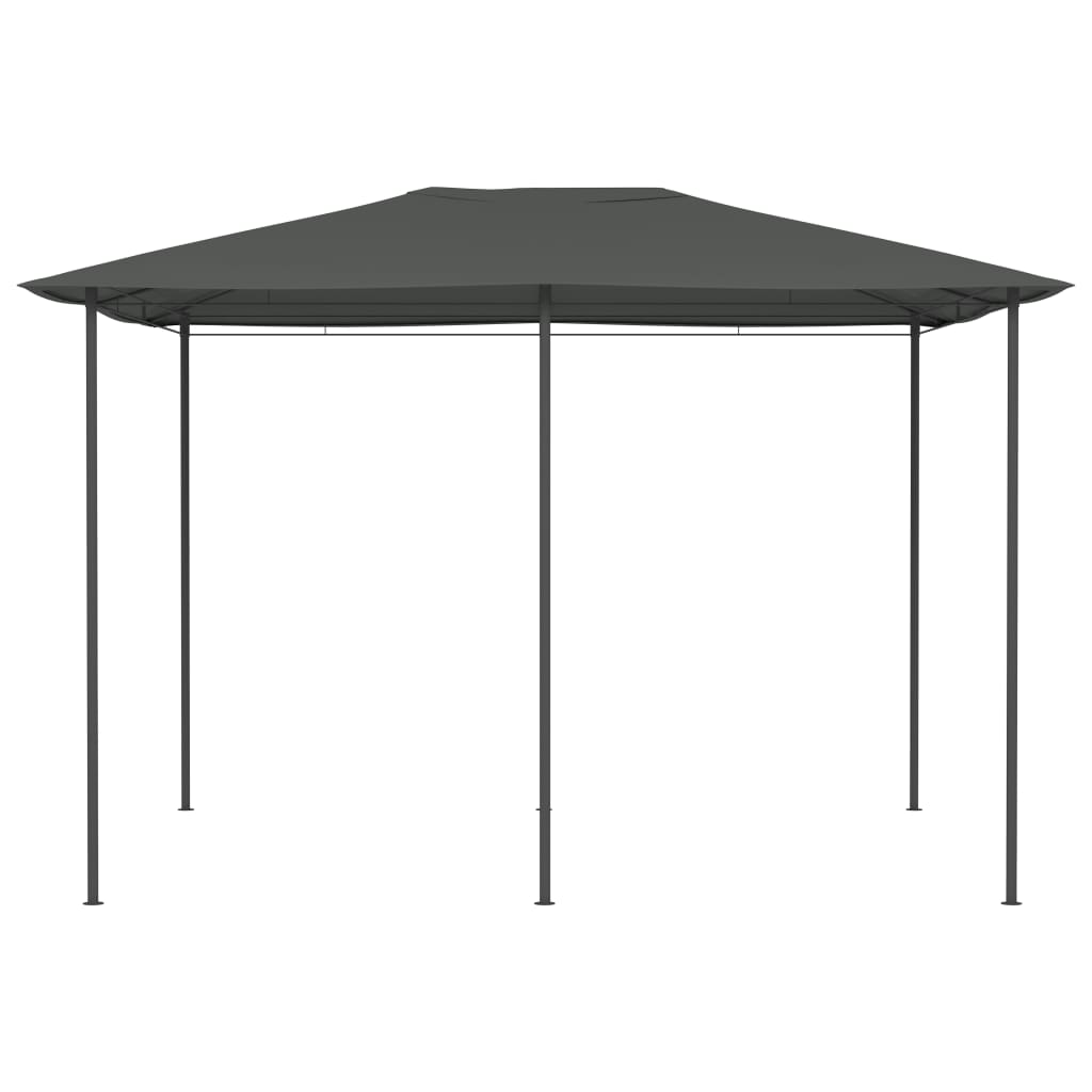 Gazebo 3x4x2,6 m Antracite 160 g/mÂ²