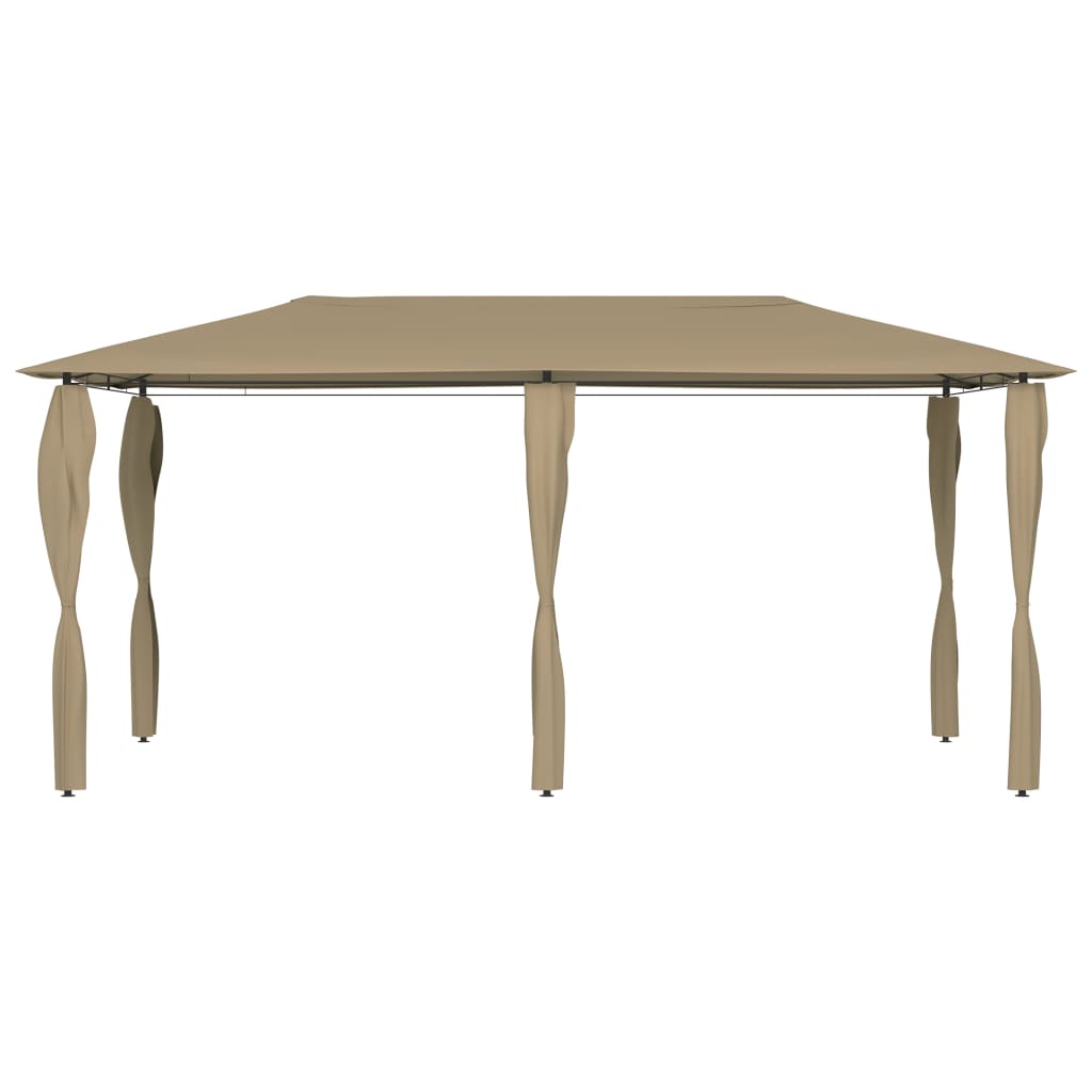 Gazebo con Montanti Rivestiti 2,98x5,3x2,59 m Talpa 160 g/m²