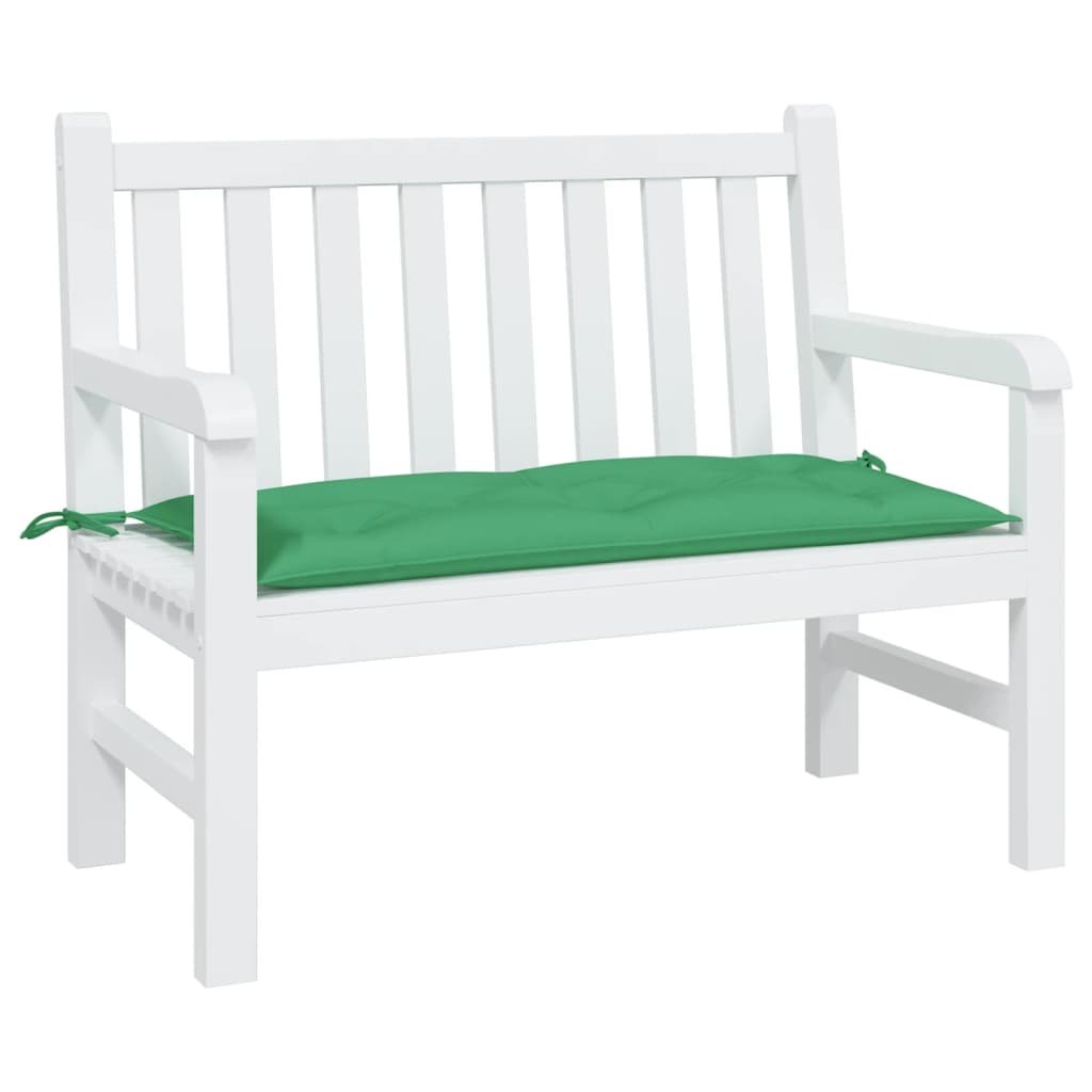 Cuscino per Panca Verde 100x50x7 cm in Tessuto Oxford