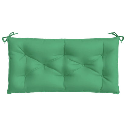 Cuscino per Panca Verde 100x50x7 cm in Tessuto Oxford