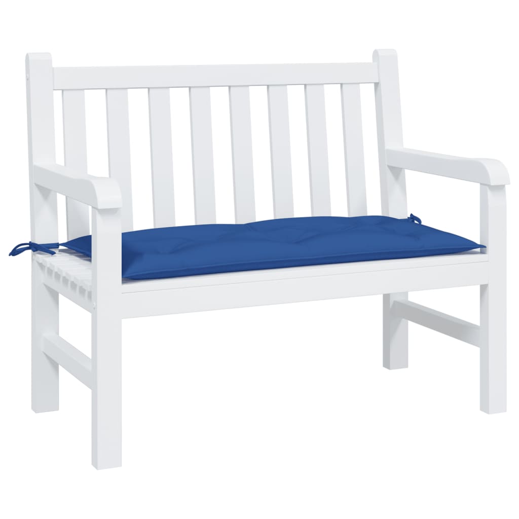 Cuscino per Panca Blu 100x50x7 cm in Tessuto Oxford