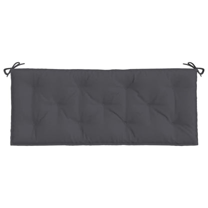 Cuscino per Panca Antracite 120x50x7 cm in Tessuto Oxford