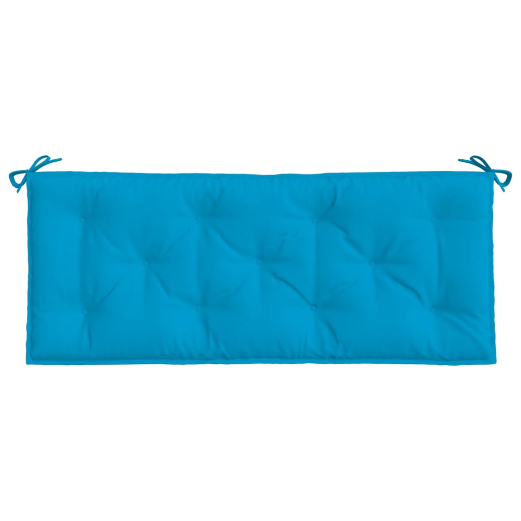 Cuscino per Panca Azzurro 120x50x7 cm in Tessuto Oxford