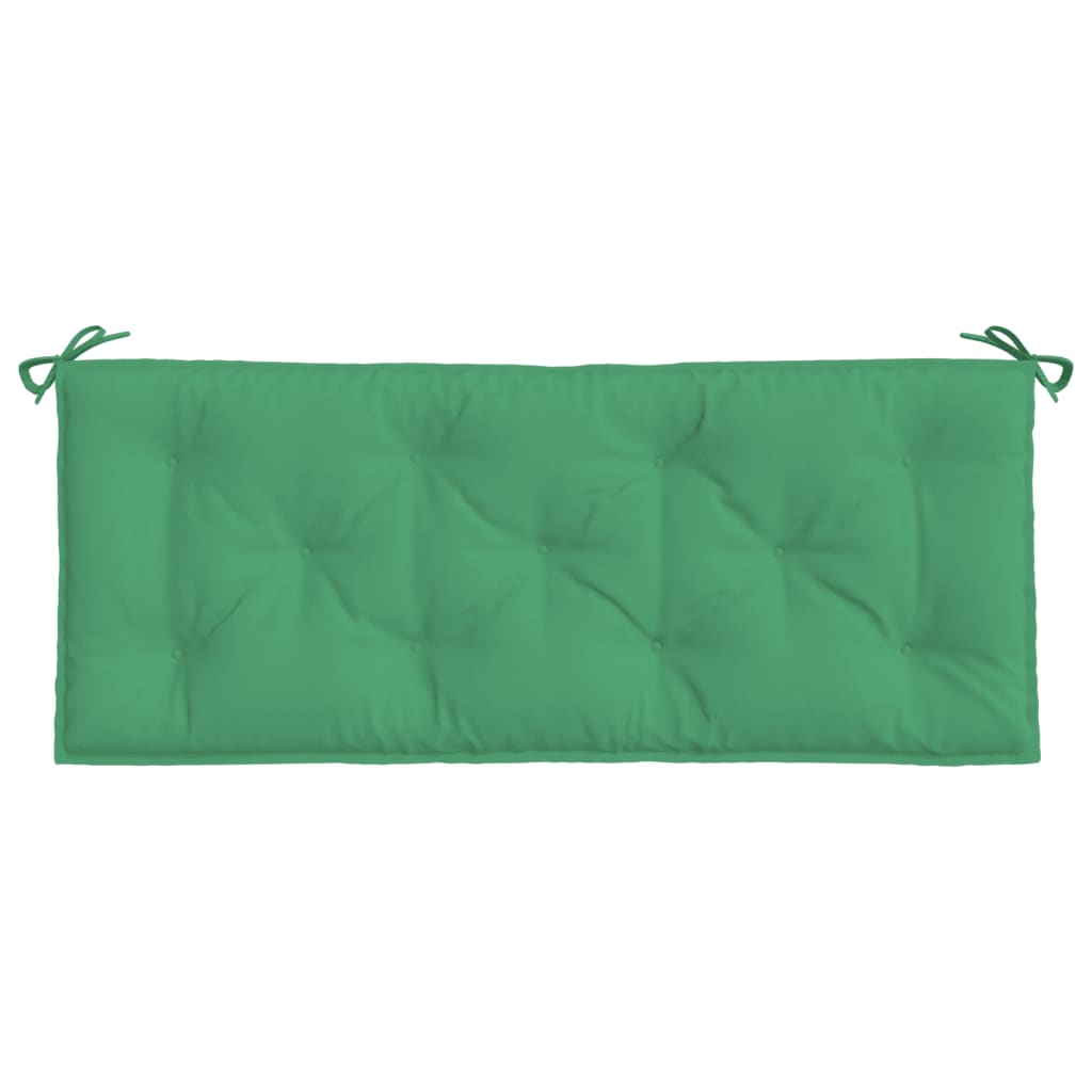 Cuscino per Panca Verde 120x50x7 cm in Tessuto Oxford