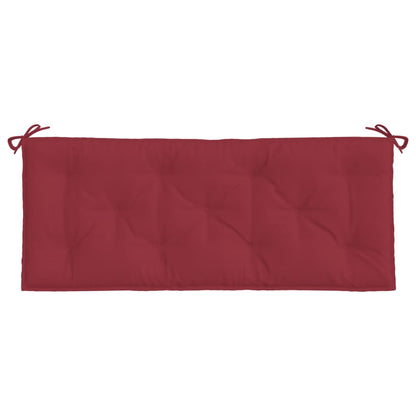 Cuscino per Panca Rosso Vino 120x50x7 cm in Tessuto Oxford