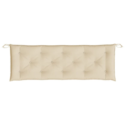 Cuscino per Panca Beige 150x50x7 cm in Tessuto Oxford